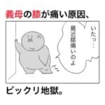 義母の膝が痛いと言うので優しく返事をしたら地獄だった。