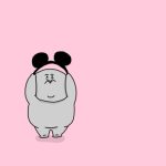 みんなが付けてるフリーサイズの耳が合わなかったときの義母シズヨ。