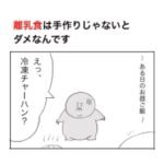 お昼ご飯に冷凍チャーハンを出しただけで、手作り離乳食について話し出した義母。